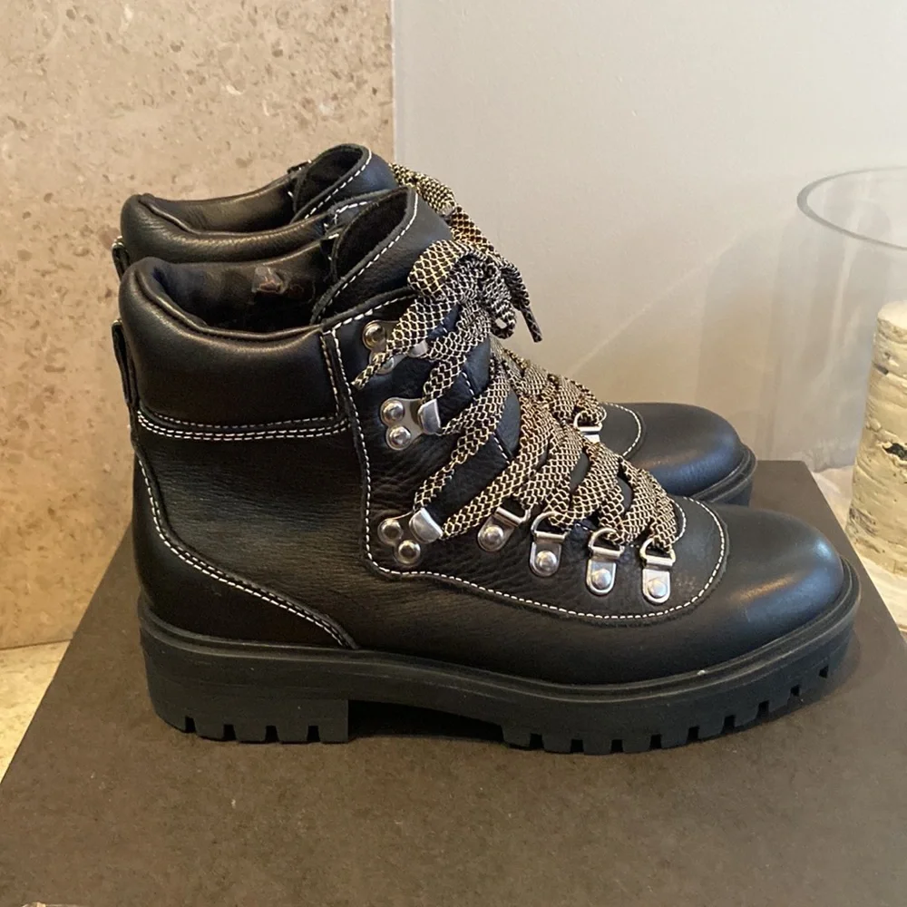 J. Crew Leather Nordic Hiking Boots - Picture 7 of 14